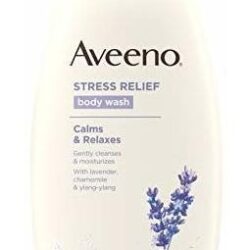 Sabonete Corporal Aveeno Stress Relief Calma Relaxa Lavanda