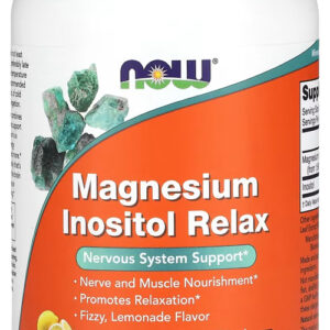 Magnésio Inositol Relax Pó Now Foods 454g Limonada Importado