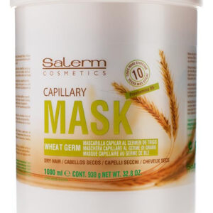 Máscara Capilar Salerm Cosmetics Wheat Germ 1l Para Cabelos
