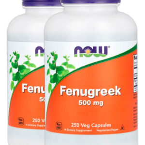 Feno-grego 500mg 250 Cáps Importado 2un Now Foods