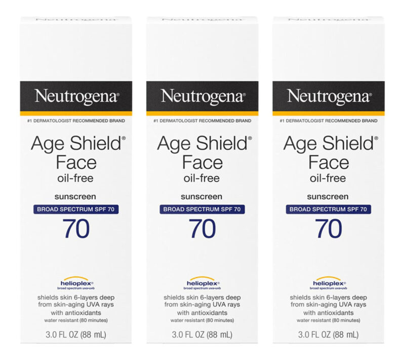 Protetor Solar Neutrogena Age Shield Face Spf 70 90ml (pacot
