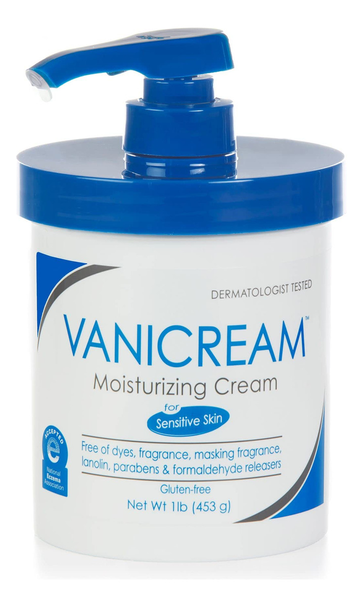 Creme Hidratante Para A Pele Vanicream 473ml Com Dispensador