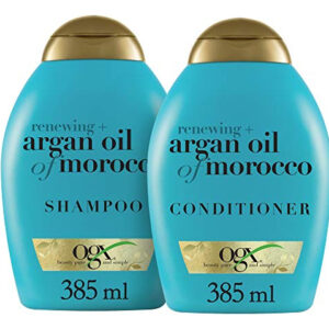 Conjunto De Shampoo E Condicionador Ogx Exotic Moroccan Arga