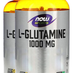 L-glutamina 1000mg Sports 240 Caps Importado 2un Now Foods