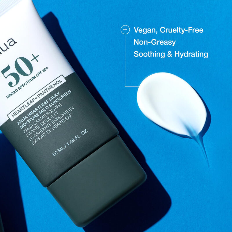 Protetor Solar Anua Heartleaf Silky Moisture Spf 50+ 50ml - Image 5