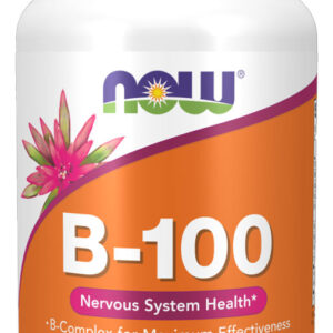 Now Foods Vitamina B-100 Complexo B 100cáps Importado