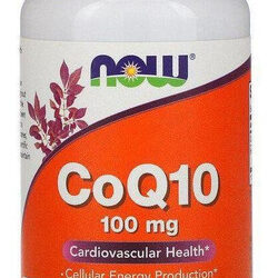 Coenzima Q10 Coq10 Com Hawthorn Berry 100 Mg 90 Cápsulas Now Sabor Vitamina