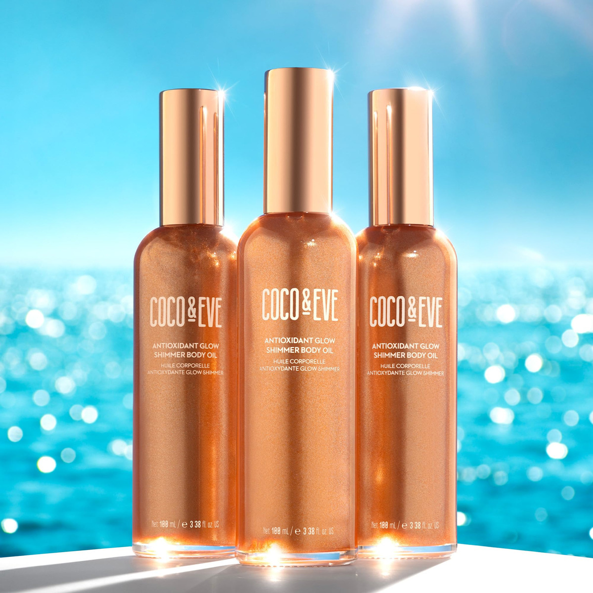 Óleo Corporal Coco & Eve Antioxidant Glow Shimmer 100ml - Imagem 7