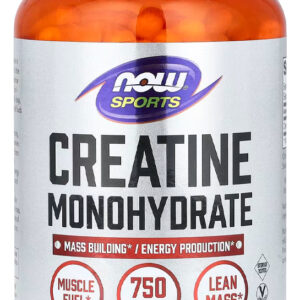 Creatina Monohidratada 750mg Now Foods 240caps Importado