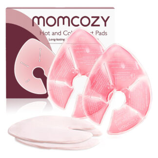 Pacotes De Terapia Mamária Momcozy Larger Hot Cold Com 2 Cap