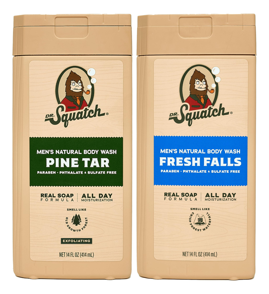 Novo Sabonete Corporal Natural Para Homens Dr. Squatch - Esf