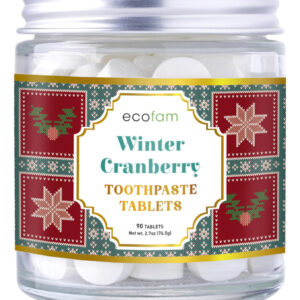 Comprimidos De Pasta De Dentes Ecofam Winter Cranberry Nano