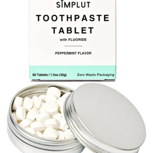 Comprimidos De Pasta De Dente Para Mastigar Simplut Com Flúo