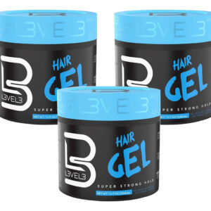 Gel De Cabelo L3 Level 3 Super Strong Hold 500ml Para Homens