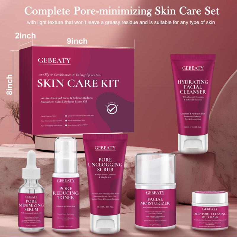 Conjunto De Cuidados Com A Pele Gebeaty Pore Minimizer Para - Image 7