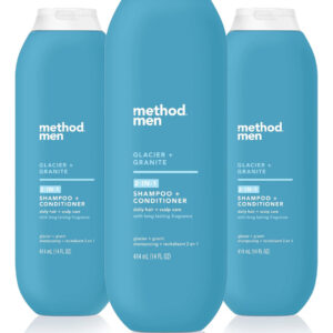 Método De Shampoo E Condicionador Men Glacier + Granite 414m