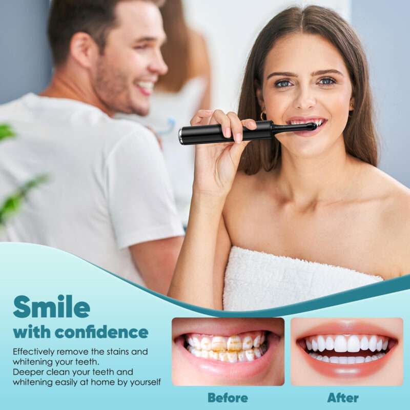 Polidor De Dentes Crazynov Recarregável Com 5 Cabeças De Esc - Image 8
