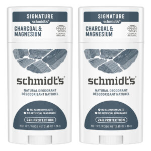 Desodorante Schmidt's Charcoal & Magnésio 75ml (2 Unidades)