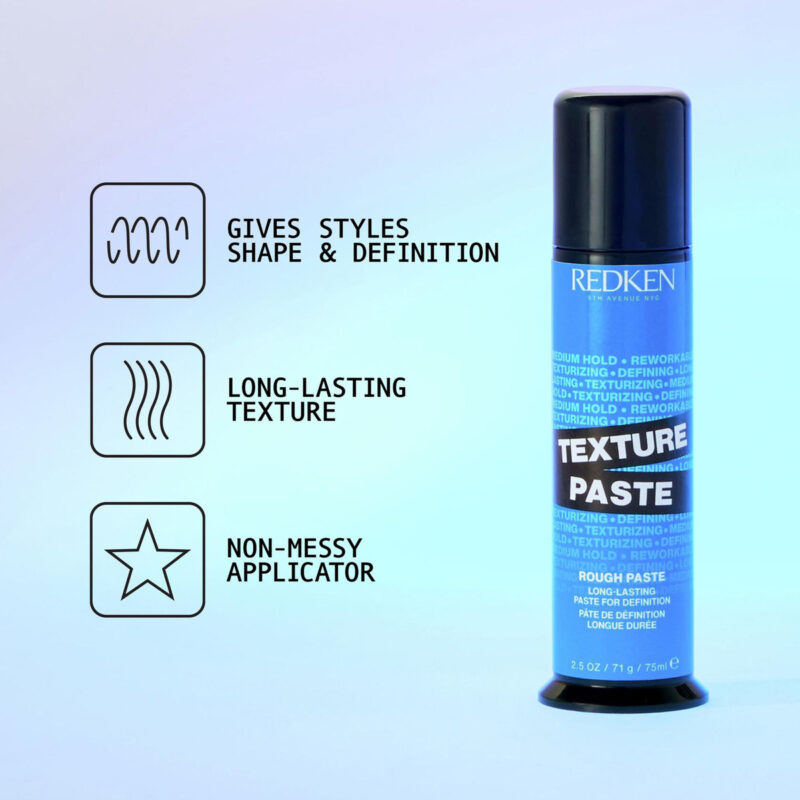Pasta De Modelagem De Cabelo Redken Texture Paste 75ml De Fi - Image 3
