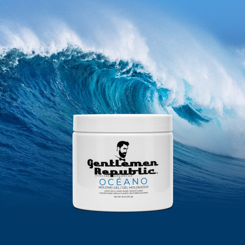 Gel Para Cabelo Gentlemen Republic Oceano 473ml Strong Hold - Imagem 5