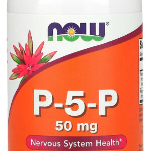 P-5-p 50mg Now Foods 90 Cápsulas Importado