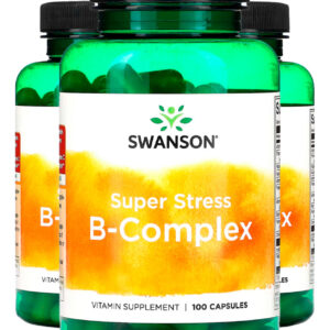 Complexo B Com Vitamina C Swanson 100 Caps Importado 3un