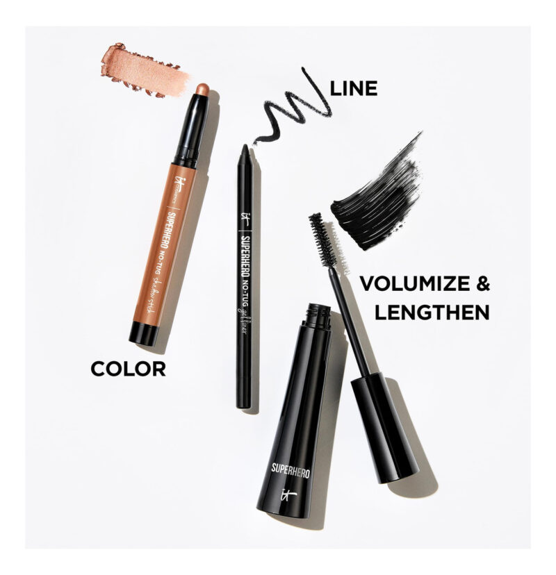 Mascara It Cosmetics Superhero Super Black 9 Ml Com Colágeno - Image 8