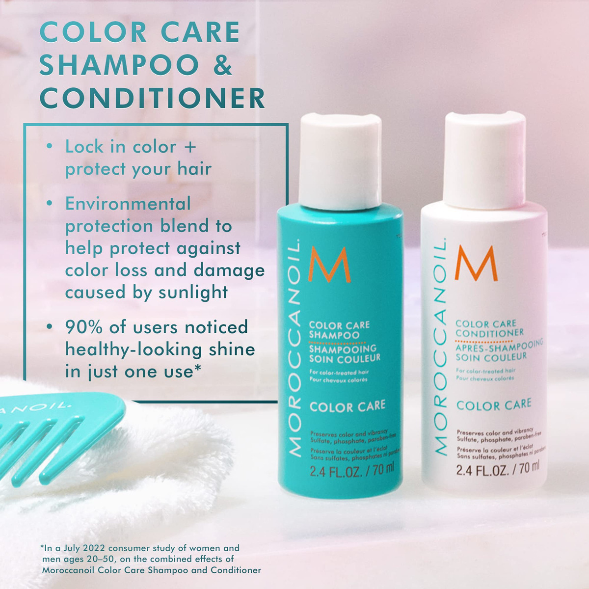 Condicionador Moroccanoil Color Care Travel Size 70ml - Imagem 2