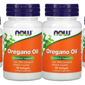 Óleo De Orégano Now Foods Oregano Revestido 90 Sofgels 4un Sabor Sem Sabor