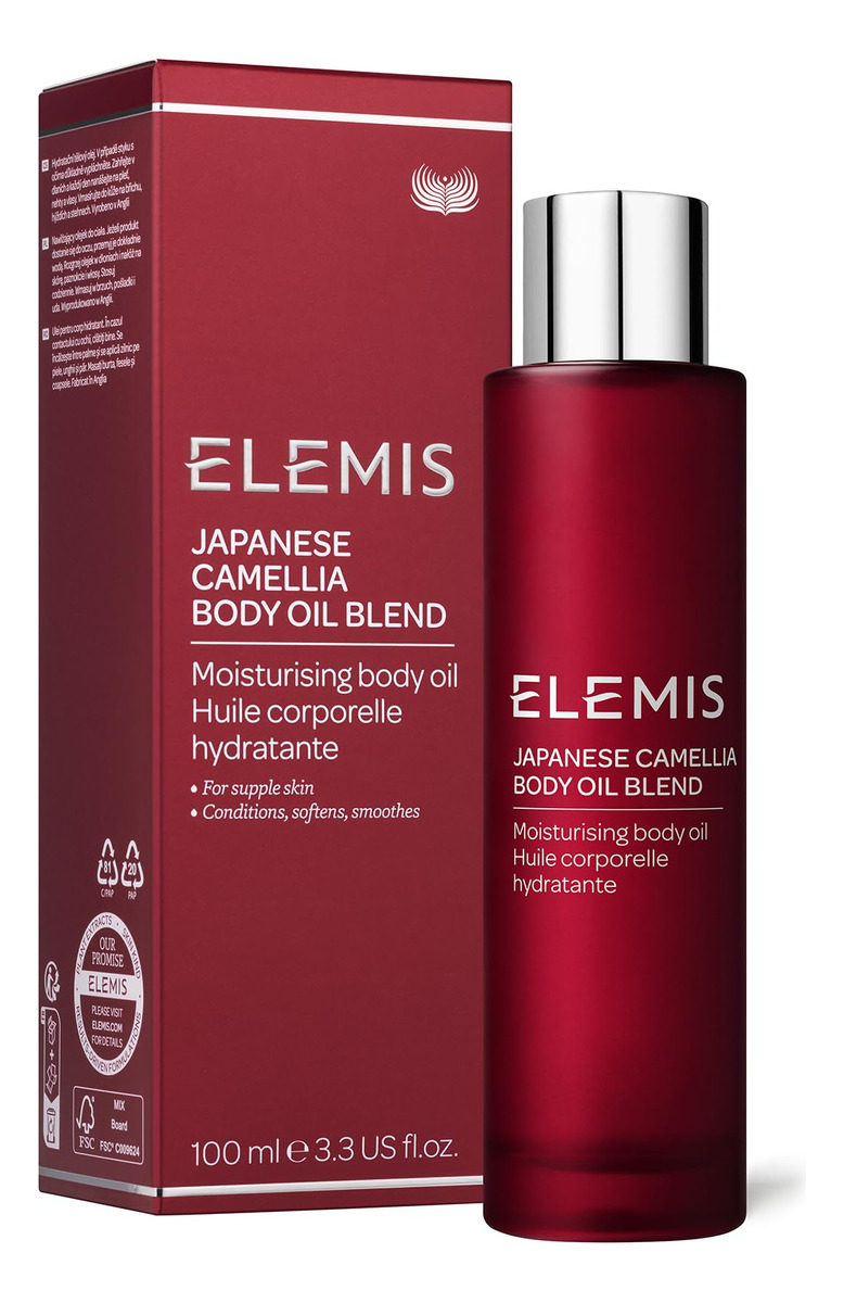 Óleo Corporal Elemis Japanese Camellia 100ml Para Pele Grávi - Imagem 3