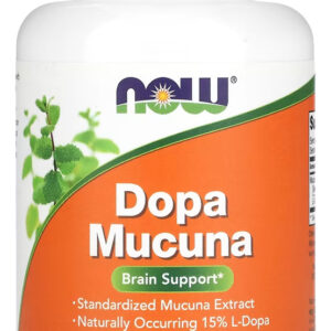 Extrato De Dopa Mucuna Now Foods 180 Veg Caps Importado