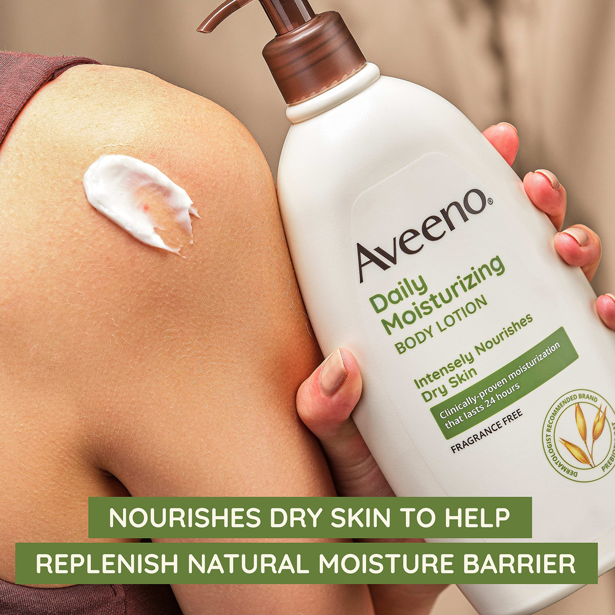 Loção Corporal Aveeno Hidratante Diário 2 X 532ml Para Pele - Imagem 2