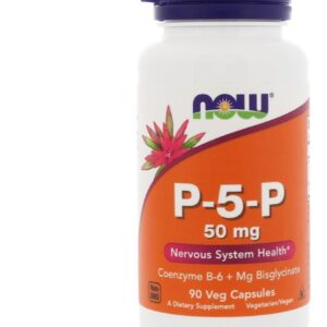 P5p 50mg Vitamina B6 (90 Vcaps) - Now Foods