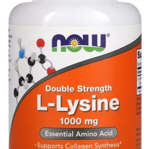 L Lisina Dupla Força 1000mg Now Foods 100tab