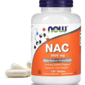 Now Foods Nac N-acetilcisteína 1000mg 120tabs