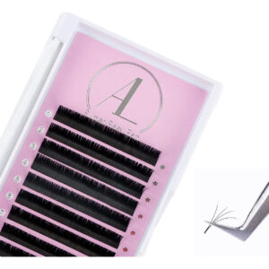 Extensão De Cílios Allove Cashmere Super Easy Fan 0,03 Mm D