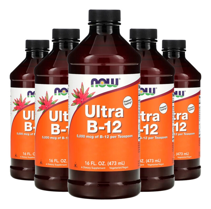 Ultra B-12 Vitamina Complexo B 473ml Importado 5un Now Foods