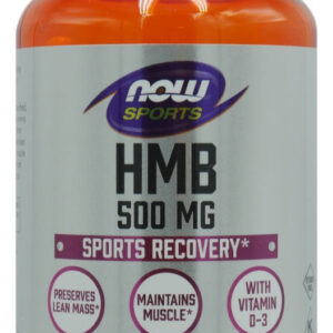 Hmb 500mg Com Vitamina D3 120veg Caps nowfoods Importado