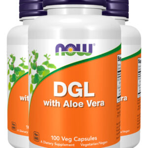 Dgl 400mg Now Food Com Aloe Vera 100 Caps Importado 3un
