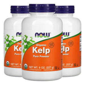 Kelp Em Pó Now Foods 227g Importado 3un