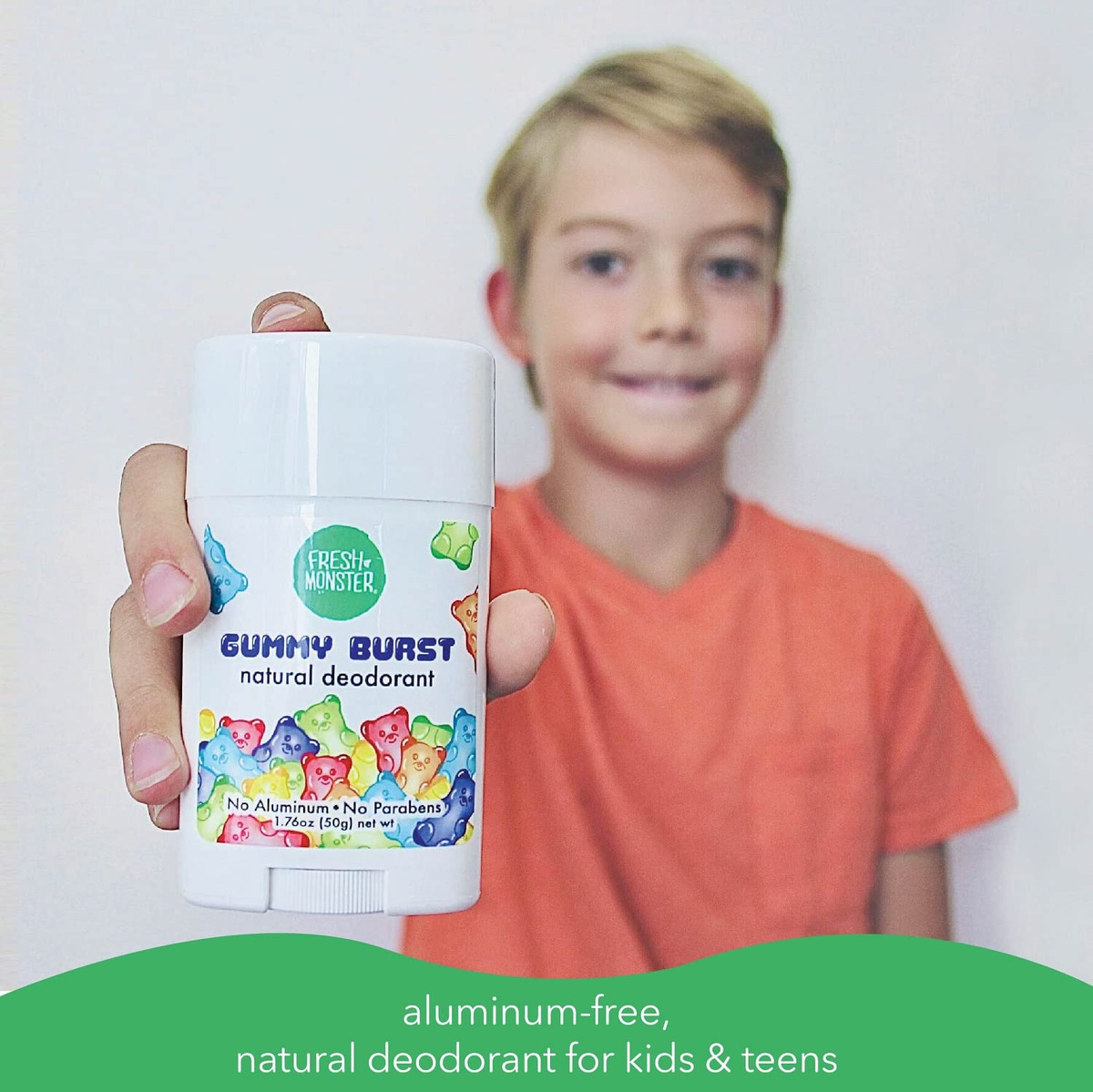 Desodorante Fresh Monster Natural Para Crianças E Adolescent - Imagem 3