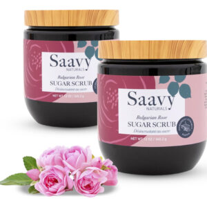 Esfoliante Corporal Com Açúcar Saavy Naturals Bulgarian Rose