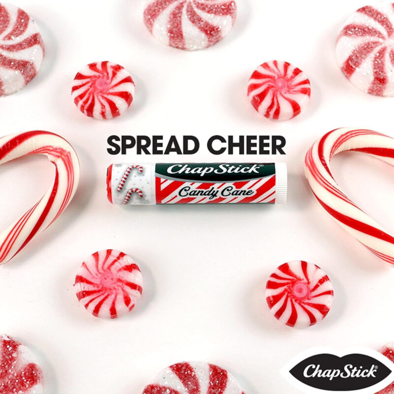Bálsamo Labial Chapstick Candy Cane Flavor, Pacote Com 12 Un - Image 7