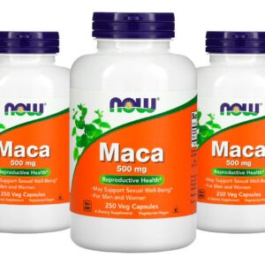 Maca Peruana 500mg Now Foods 250 Veg Caps 3un Sabor Sem Sabor