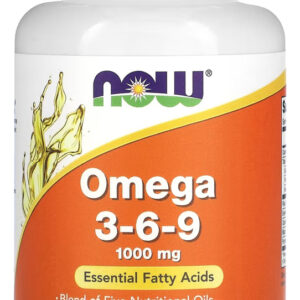 Ômega 3-6-9 1.000mg Now Foods 100 Caps Softgels Sabor Sem Sabor