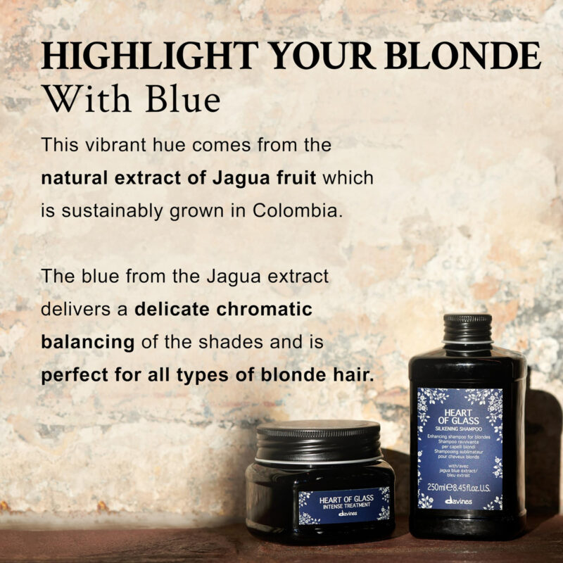 Shampoo Davines Heart Of Glass Silkening Para Cuidados Com L - Image 5