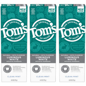 Pasta De Dentes Tom's Of Maine Natural Luminous White 120 Ml