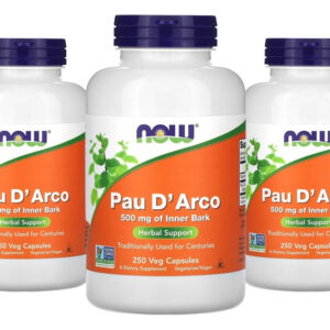 Pau Darco 500mg Now Foods 250veg Caps 5un