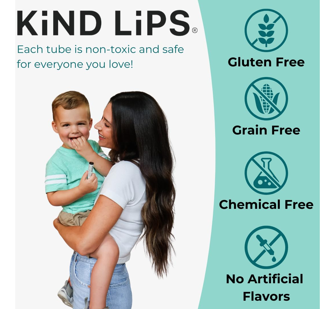 Bálsamo Labial Kind Lips Georgia Peach Organic, Pacote Com 3 - Imagem 4
