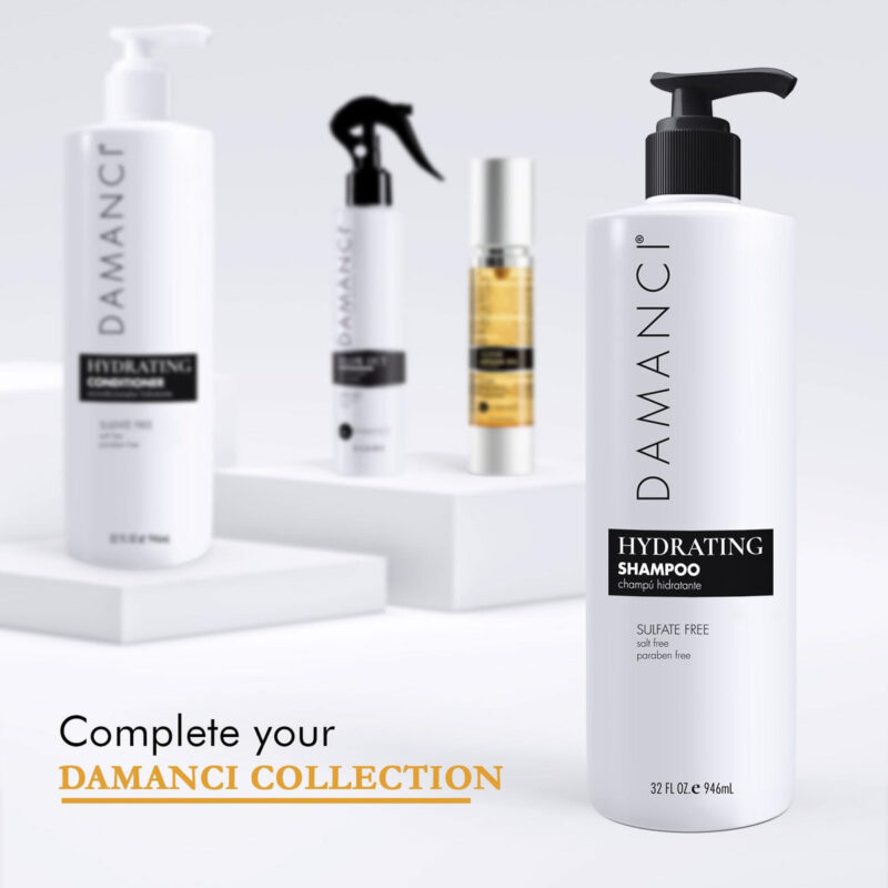 Shampoo Damanci Queratina Hidratante Para Cabelos Secos 960m - Image 6